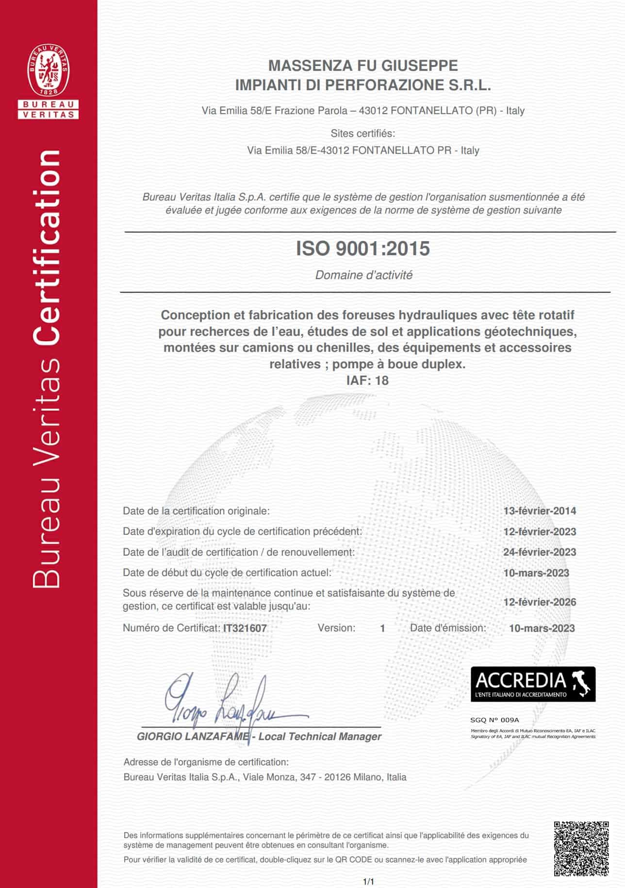 Massenza_ISO 9001_FRA