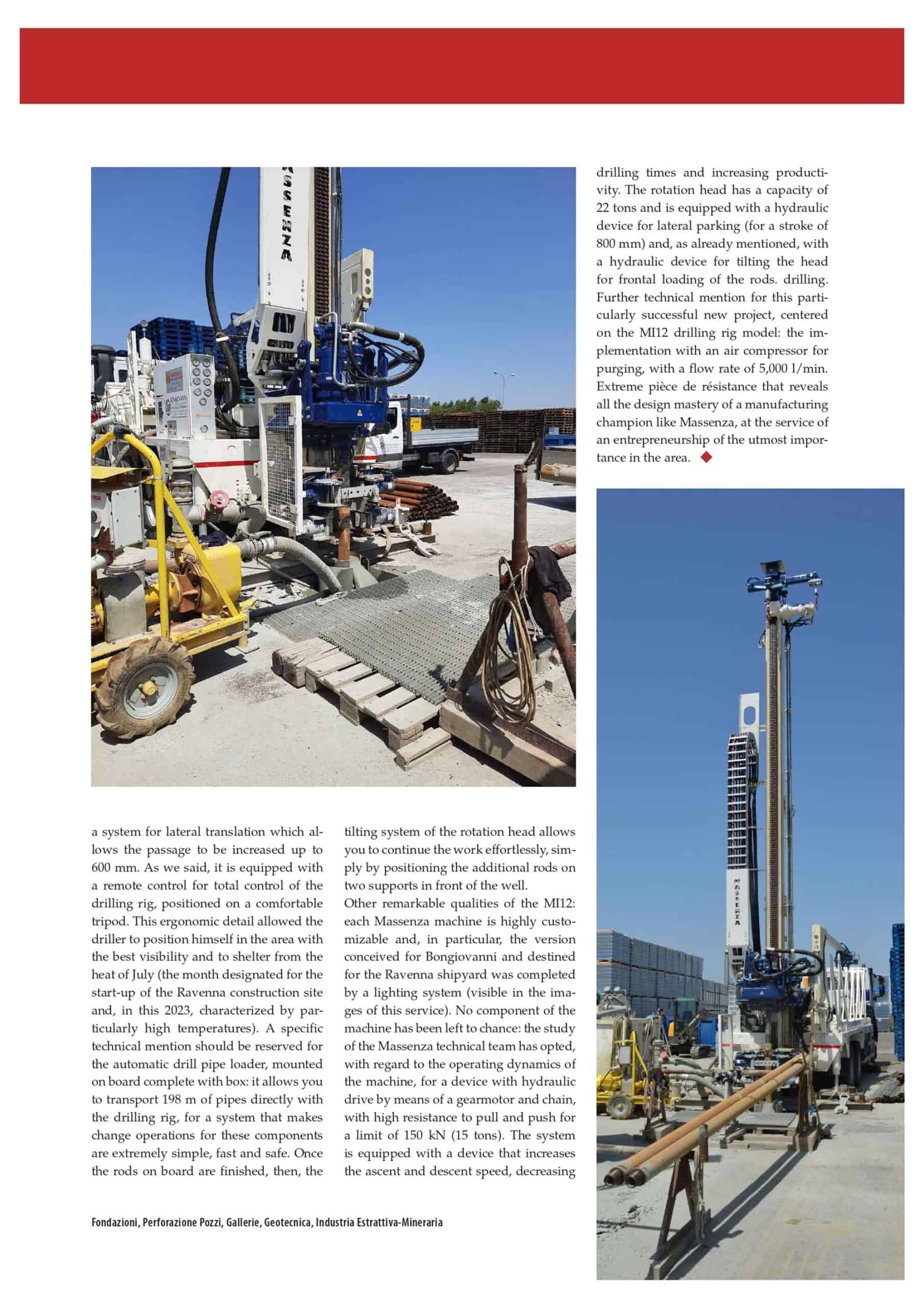 Massenza Drilling Rigs - Perforare - May 2023